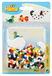 [4182] Blister Hama Beads Midi 450 beads color + placa perro pequeño + papel de planchado