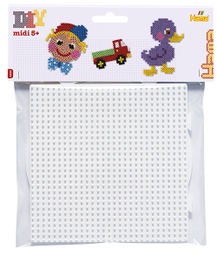 [4453] Blister Hama Beads Midi Placa/Pegboard circular y cuadrada grandes 