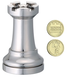[473682] Cast Chess/Ajedrez Torre - Plateado