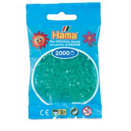 [501-16] Hama Mini verde translúcido
