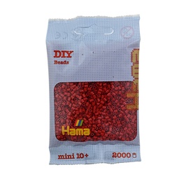 [501-22] Hama Mini rojo oscuro / rojo Navidad