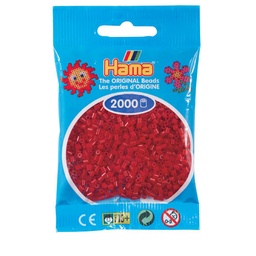 [501-22] Hama Mini rojo oscuro / rojo Navidad