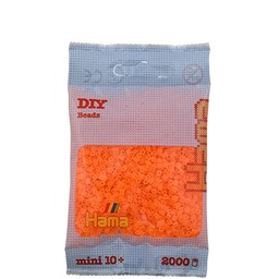 [501-38] Hama Mini naranja neón