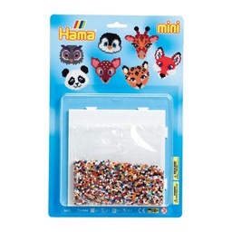 [5611] Blister Hama Beads Mini caras de animales