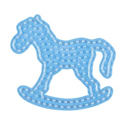 [8221] Placa / Pegboard caballo de balancín para Hama Maxi