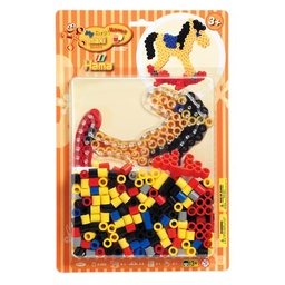 [8921] Blister Hama Beads Maxi caballo de balancín