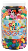 [9791] Hama Maxi Stick mix 9 colores bote 650 piezas