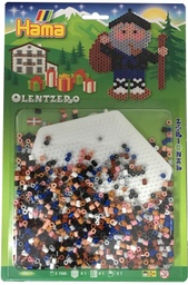 [99417] Blister Olentzero : 1100 beads + placa hexagonal grande