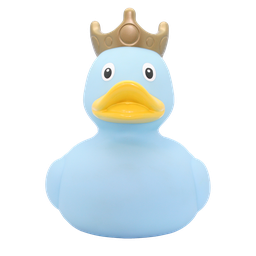 [LI1513] Pato XXL azul con corona