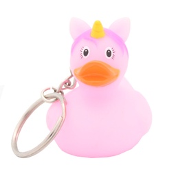 [LI1745SA] Llavero pato unicornio rosa