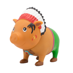 [LI9033] Biggys - Piggy Bank Jefe Indio