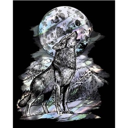 [SA0545] Artfoil Holográfico - Lobo